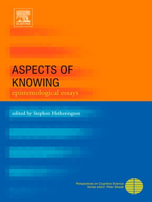 cover image of Aspects of Knowing